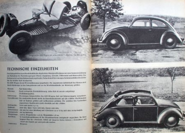 Volkswagen KdF Modelprogram 1939 "Mein KdF-Wagen" Carbrochure (7371)